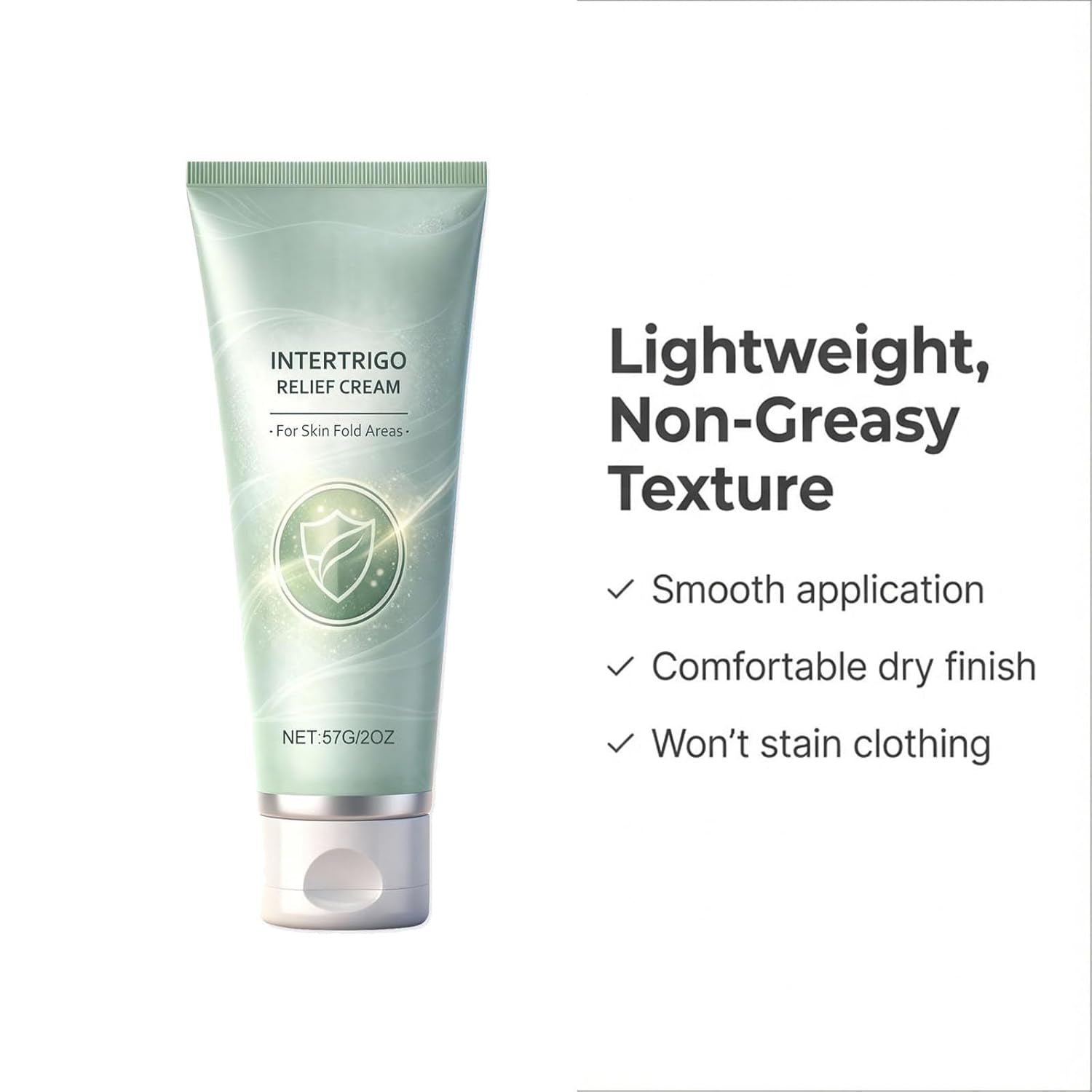 Soothe & Dry Skin-Fold Cream (2-Pack) – Zinc Oxide & Undecylenic Acid, Chafing & Moisture Control